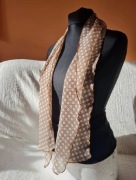 Apaszka chustka chusta szalik szal elegancka wzorzysta chanel siateczka