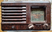 zabytkowe radio Pionier U2 ebonitowe radio antyk