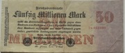 NIEMCY- 50 milionów marek z 1923 r