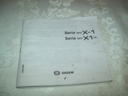 INSTRUKCJA TELEFONU - SAGEM SERIA MY X-1, SERIA MY X1-2