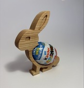 Drewniany zajączek na Kinder Niespodziankę – wielkanocny hit