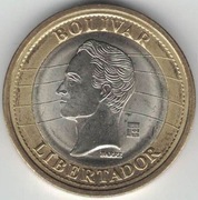 Wenezuela 1 bolivar 2007 - 24 mm - nr 2