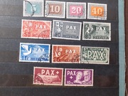 Szwajcaria Mi. 447/459 kasowane bez Mi450