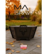 Palenisko ogrodowe ruszt grill motyw mysliwski "jeleń"