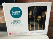 Komplet sztućców Altom Design Noble Pure Gold 24 el NOWY