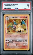 Karta pokemon Charizard base set PSA 5