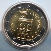 SAN MARINO 2015 2 EURO OBIEGOWE  MENNICZE !!!!!!!!!!!!!