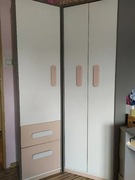 Komplet mebli dziecięcych biurko szafa słupek 