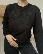 Kenzo bluza damska czarna klasyczna M 38 S 36 oversize kangurka