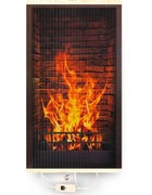 Promiennik na podczerwień TRIO elektryczny ścienny obraz Kominek 160/57