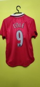 Koszulka piłkarska Unikat Manchester United 1999 Cole #9 Finał CL  czerwona