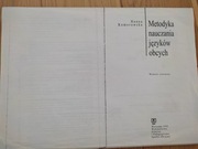 metodyka nauczania języków obcych Hanna Komorowska 