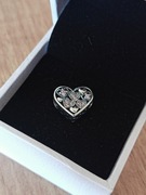 Charms zawieszka do bransoletki modułowej Serce Srebro
