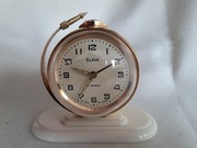 B/ładny budzik Słava Globus. USSR. Sprawny. 