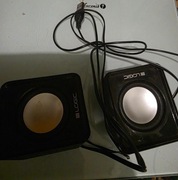 Mini głośniki Logic zasilanie USB audio mały jack