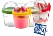 Kubki do Jogurtu Zestaw 4 Sztuk 500ml