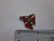 Magnes na lodówkę - 397g. KRAJ BASKÓW Metalowa mapa