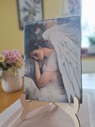 Obraz Anioł na desce 