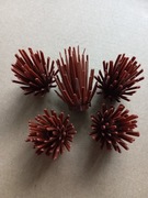 LEGO 6064 krzak brązowy krzew roślina 3 sztuki 