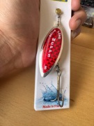 Mepps AGLIA LONG REDBO srebrna nr 5