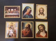 Przedwojenne oleodruki święte 6szt.