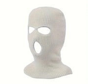 Kominiarka Balaclava Narciarska Komin Biała 