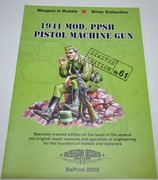 1941 PPSH Pistolet maszynowy Ilustrowana skrócona instrukcja obsługi broni