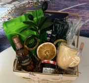 Zestaw prezentowy jadalny kawa herbata miód 