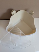 Kuweta narożna dla gryzoni – 32 x 22 cm (z rusztem)