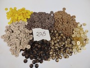 Guziki krawieckie mix 20.5