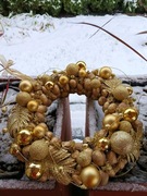 Wianek świąteczny stroik 