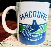 Nowy Kubek Ceramiczny Vancouver Canucks prezent dla kibica Hokeja NHL 