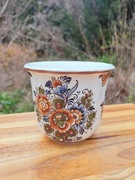 Śliczna doniczka / osłonka - Flora Keramiek - Delfts Polychrom