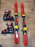 Narty Atomic 100cm + wiązania + buty Nordica 21,5