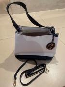 Torebka firmy Gallantry biało-granatowa