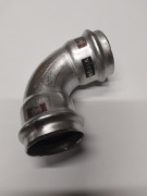 Kolano dwukielichowe VIEGA SANPRESS INOX d35 90°