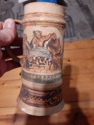 Kufelek do piwa gliniany