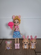 Lalka Enchantimals Rodzina Brystal Bunny i króliki