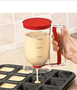 Dozownik do ciasta naleśnikowego z uchwytem | Muffinki, babeczki, gofry 