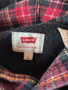 Bluza męska z kapturem Levi's, wielokolorowa krata