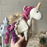 maskotka handmade na szydełku