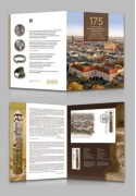 Folder ze znaczkiem perf.175 l muzeum archeolog. w Krakowie nakład 300 szt