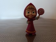 MASZA I NIEDŹWIEDŹ Figurka Masha z lizakiem bajki kolekcjonerska