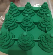 Choinka Świąteczna 9 wnęk forma silikonowa 29.3*26.7*7.5 do pieczenia