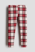 H&M legginsy dziewczęce w kratkę meszek regulowana talia bawe122 nowe