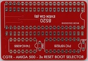 Płytka PCB Amiga R500 boot selektor 3xreset