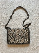 Aldo torebka na łańcuszku wężowy print jak nowa