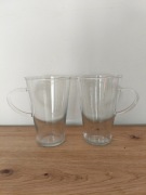 szklanki z uchem dla pary na kawkę