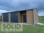 Garaż blaszany / konstrukcja stalowa