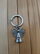 Aniołek metalowy breloczek do kluczy